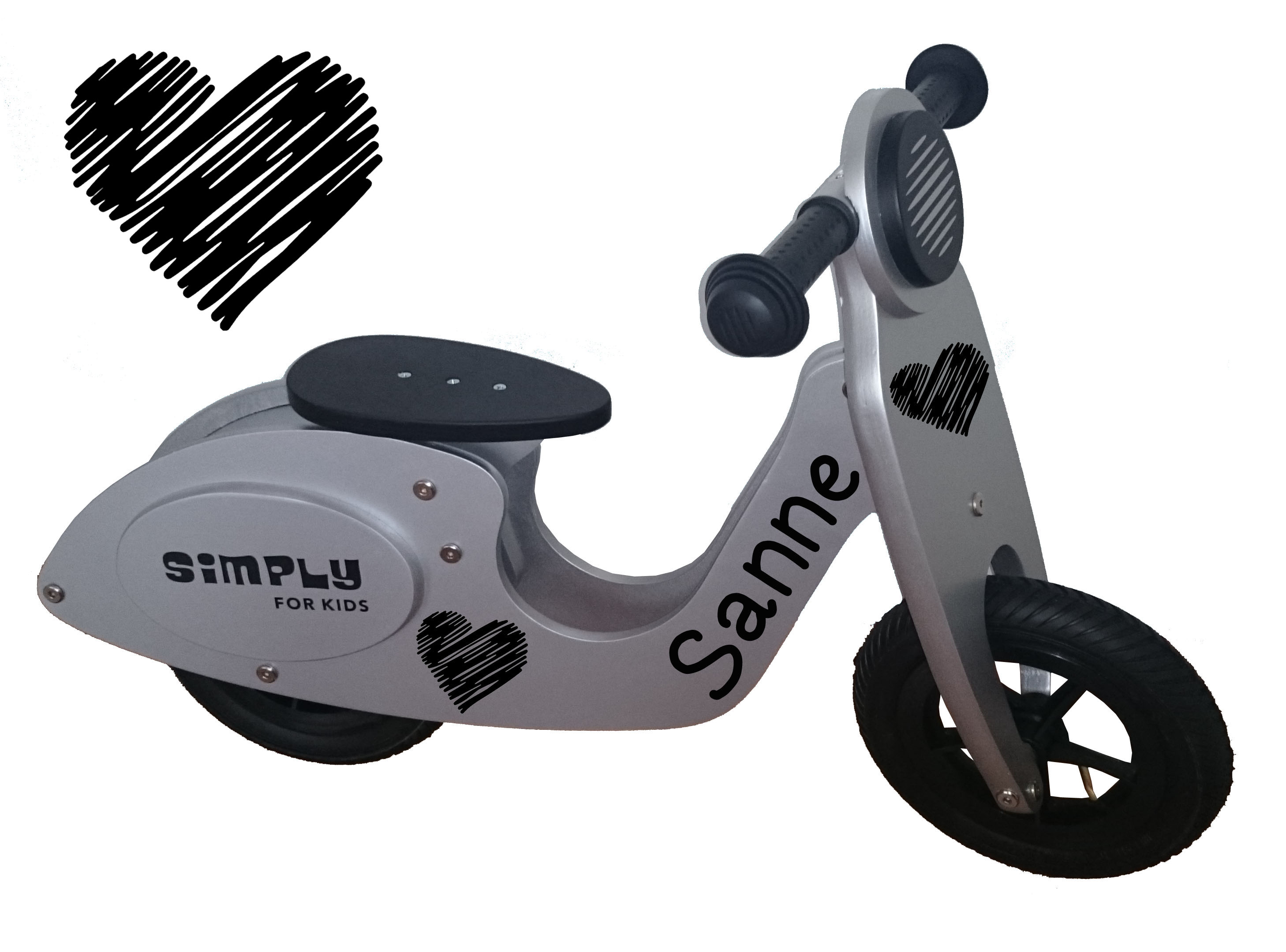 Loopscooter met naam